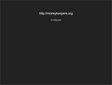 Tablet Screenshot of moneykeepers.org